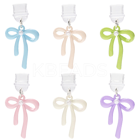 6Pcs 6 Colors Silicone Mobile Dustproof Plugs FIND-CN0002-02-1