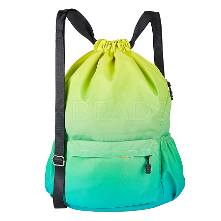 Oxford Cloth Drawstring Waterproof Backpack ABAG-WH0032-65B-1