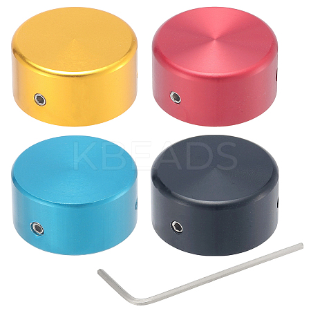 4 Box 4 Colors Alloy Guitar Pedal Switch Covers FIND-CN0002-23-1