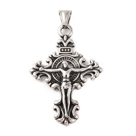 316 Surgical Stainless Steel Big Pendants STAS-Z073-44AS-1