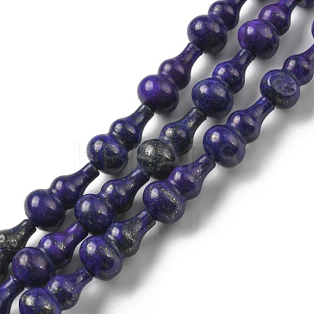Natural Lapis Lazuli Beads Strands G-C039-A06-1