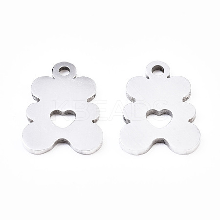 Non-Tarnish 201 Stainless Steel Charms STAS-S110-095P-1
