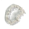 Natural Quartz Crystal Stretch Bracelets PW-WG56138-39-1