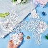 Flower Lace Embroidery Sewing Fiber Appliques DIY-WH20011-90D-3