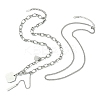 304 Stainless Steel Chain Necklaces NJEW-M078-12G-2