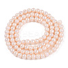 Electroplate Opaque Glass Beads Strands GLAA-T032-P4mm-AB09-3