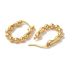 Rack Plating Brass Hoop Earrings for Women EJEW-L224-76G-2