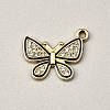 Alloy Black Enamel Pendants FIND-TAC0011-124A-1