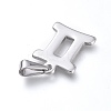 Non-Tarnish 304 Stainless Steel Pendants STAS-L210-06K-P-01-2