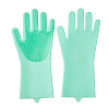 Silicone Dishwashing Gloves AJEW-TA0016-04A-2