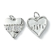 Rack Plating Brass Micro Pave Cubic Zirconia Pendants KK-K332-02P-2