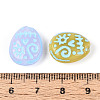 Painted Glass Beads GLAA-T025-53M-02-3