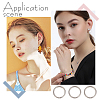 200Pcs 304 Stainless Steel Open Jump Rings STAS-AR0002-15-5