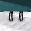 304 Stainless Steel Hoop Earrings EJEW-D331-07PB-3