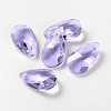 Faceted Teardrop Glass Pendants GLAA-O008-A09-1