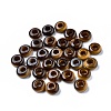 Natural Tiger Eye European Beads LS-X-G-G740-12x6mm-10-1