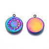 Ion Plating(IP) 304 Stainless Steel Pendants STAS-S119-129-3