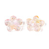 Baking Paint Transparent Glass Beads DGLA-N014-08B-01-2