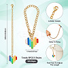 5Pcs 5 Styles Alloy Enamel Wine Glass Charms HJEW-TA0001-15-3