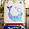 PET Plastic Drawing Painting Stencils Templates DIY-WH0244-067-5