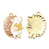 Alloy Enamel Pendants X1-ENAM-D051-17B-G-1