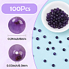 100Pcs Natural Amethyst Beads G-SP0001-22B-2