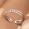 304 Stainless Steel Cuff Rings FS-WGFBCF4-20-1