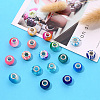27Pcs 27 Style Acrylic & Resin & Polymer Clay Rhinestone European Beads FPDL-S015-05B-3
