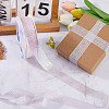 20 Yards Iridescent Polyester Ruffled Ribbon for Sewing Decoration OCOR-WH20007-14C-4