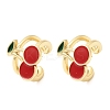 Brass Cuff Earrings EJEW-C186-02A-G-4