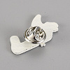Spray Painted Alloy Brooches JEWB-S011-127-RS-2