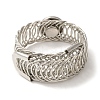 Adjustable Brass Snap Bracelet Making X-BJEW-R037-11-2