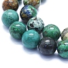 Natural Chrysocolla Beads Strands G-E561-17-12mm-3