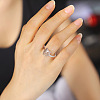 Non-Tarnish 304 Stainless Steel Open Cuff Rings RJEW-H213-01P-2