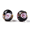 Luminous Handmade Gold Sand Lampwork Beads X-LAMP-T021-03J-3