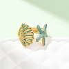 304 Stainless Steel Cuff Rings RJEW-D334-01B-G-2