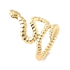 304 Stainless Steel Snake Cuff Rings RJEW-D002-34G-3