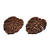 Natural Walnut Wood Pendants WOOD-N011-004-3