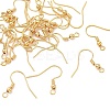 SHEGRACE Brass French Hooks with Coil and Ball XGR0001G-01G-1