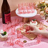 Cowboy Boots Shape PS Plastic Wine Glasses for Doll Miniatures FIND-WH0199-336A-2