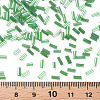 Transparent Colours Luster Glass Bugle Beads SEED-N005-001-A07-4