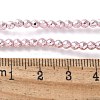 Baking Paint Synthetic Non-Magnetic Hematite Beads Strands G-H020-K01-09-2