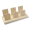2-Slot Wooden Earring Display Card Stands LS-EDIS-R027-01A-02-4