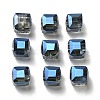 Electorplated Glass Beads EGLA-E006-2L-3