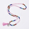 Natural Gemstone Beads Necklaces LS-NJEW-F147-B07-1