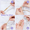 6Pcs 3 Styles 304 Stainless Steel Macrame Pouch Braided Gemstone Holder NJEW-DC00002-4
