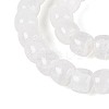Baking Paint Crackle Glass Beads Strands DGLA-N019-02A-04-3