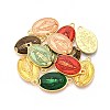 Brass Enamel Pendants KK-S345-179-2