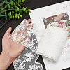 5 Yards Flat Nylon Mesh Embroidered Lace Trim OCOR-GF0001-86A-3