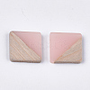 Resin & Wood Cabochons X-RESI-S358-90E-2